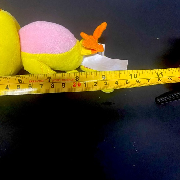 Rare Find Disney Store Cuckoo Loca Yellow Bird Plush Minnie Mouse Pink Bow - Picture 6 of 7